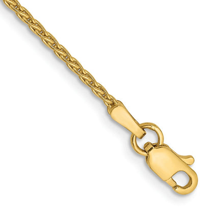 14k Yellow Gold 8 inch 1.5mm Parisian Wheat Bracelet