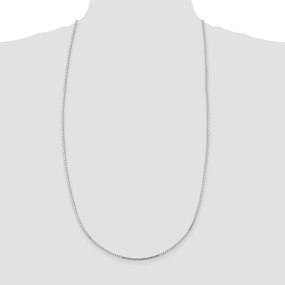 Sterling Silver 1.5mm Mirror Box Chain