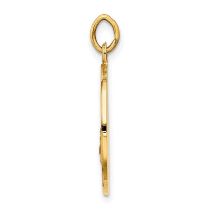 14k Yellow Gold Our Lady of San Juan Medal Pendant for Women