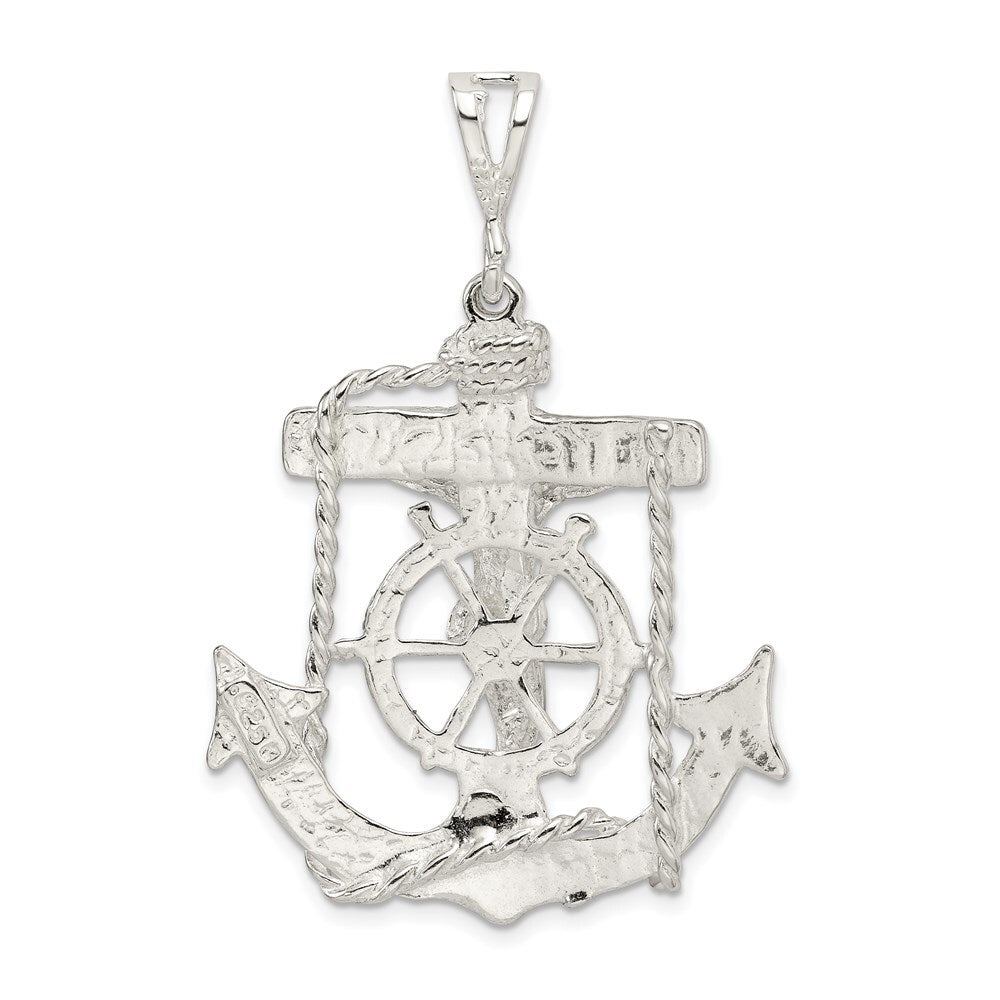 Sterling Silver Mariner Cross Pendant Holiday Gift for Women