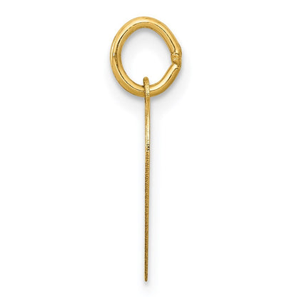 14k Yellow Gold Special Sister Charm Pendant for Women