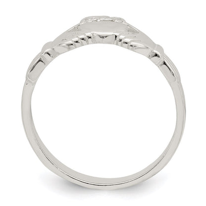 Sterling Silver Claddagh Ring Size 6