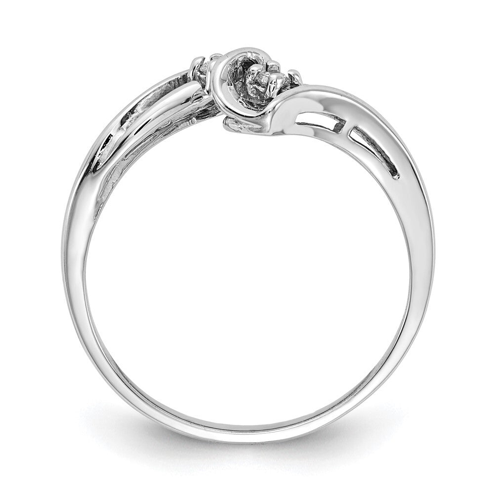 14k White Gold AA Diamond ring