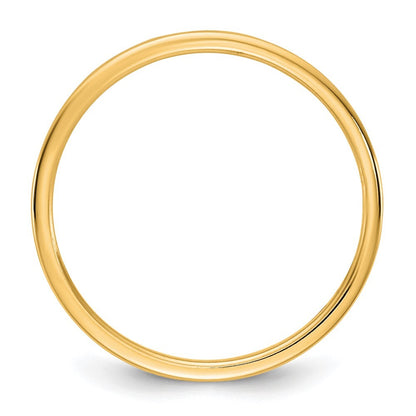 14K Yellow Gold 1.5mm LTW Flat Band Size 9