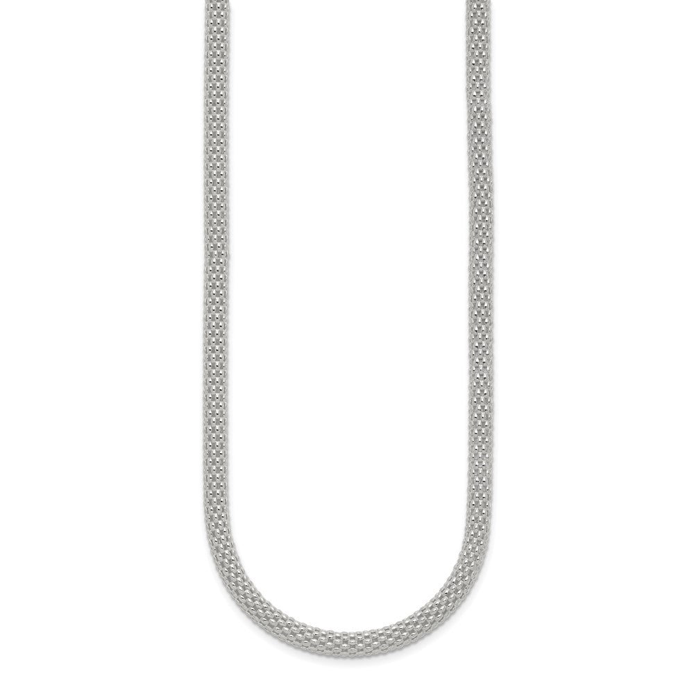 Sterling Silver 4.5mm Corona Chain Necklace