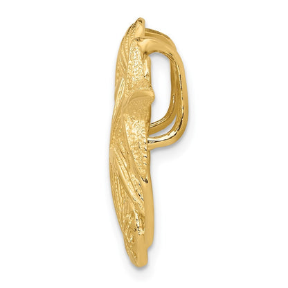 14k Yellow Gold Starfish Cluster Slide