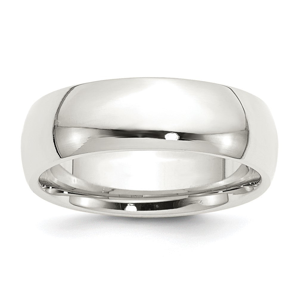Sterling Silver 7mm Comfort Fit Size 12.5 Band Ring