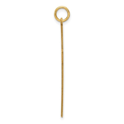 14k Yellow Gold Laser Designed Cross Pendant