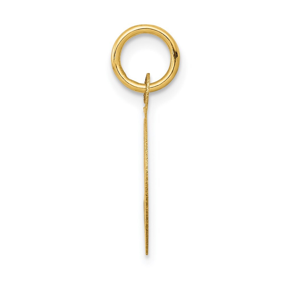 14k Yellow Gold HAPPY BIRTHDAY Disc Charm Pendant for Women