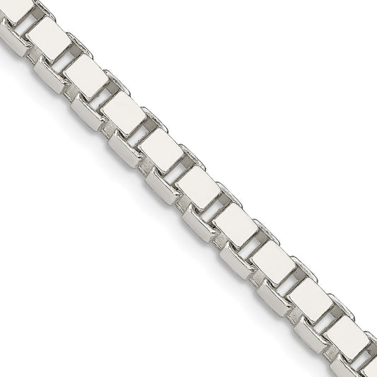 Sterling Silver 4.5mm Box Chain Necklace