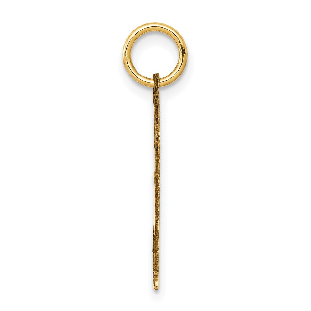 14k Yellow Gold Kid Charm Pendant for Women