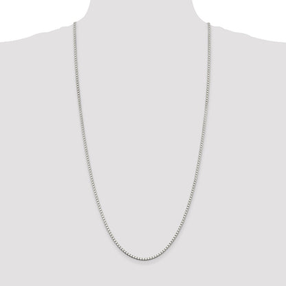 Sterling Silver 2.5mm Box Chain