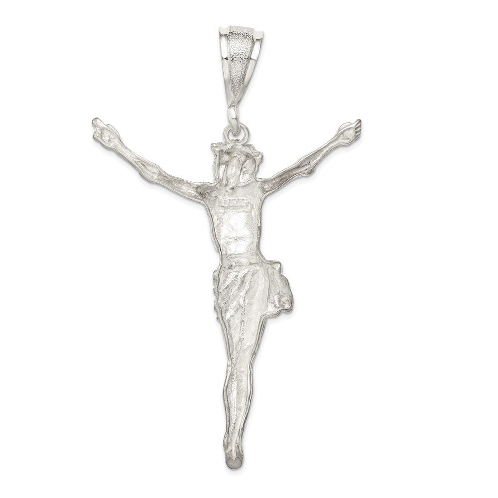 Sterling Silver Corpus (Crucified Christ) Pendant Holiday Gift for Women