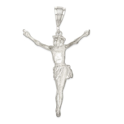Sterling Silver Corpus (Crucified Christ) Pendant Holiday Gift for Women
