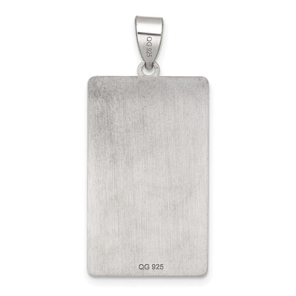 Sterling Silver The Chariot Tarot Card Pendant