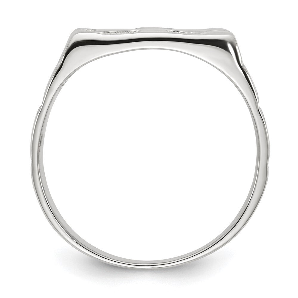 Sterling Silver Nugget Ring Size 9