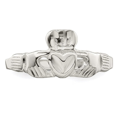 Sterling Silver Claddagh Ring Size 8