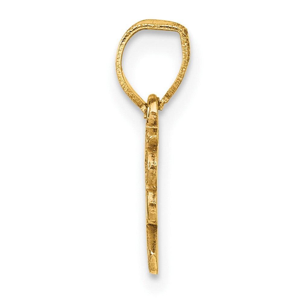 14k Yellow Gold Graduation Cap and Diploma 2025 Charm