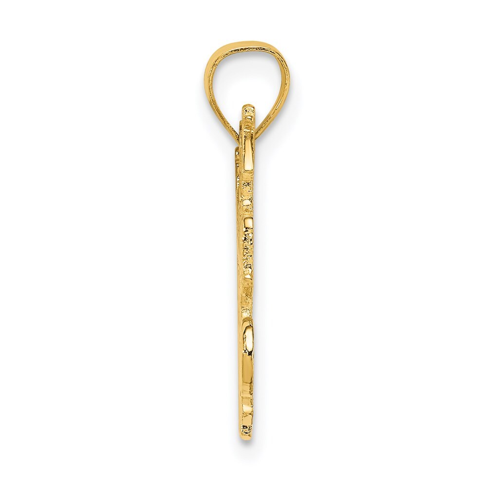 14k Yellow Gold ITS BETTER IN THE BAHAMAS Charm Pendant for Women