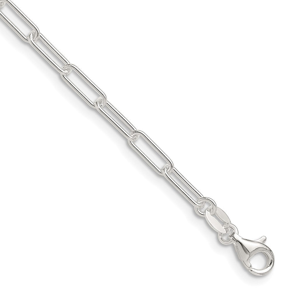 Sterling Silver Polished 3.15mm Paperclip Chain Necklace