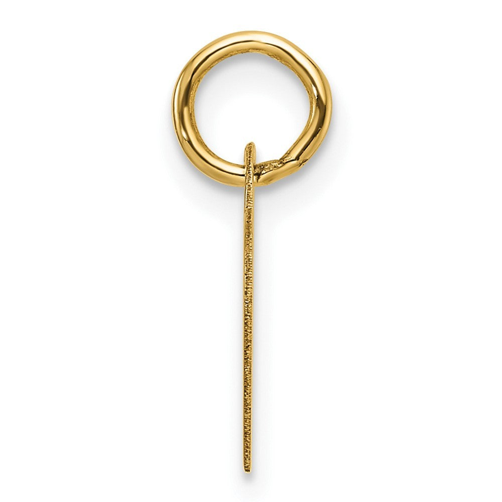 14k Yellow Gold Small Engravable Heart Charm