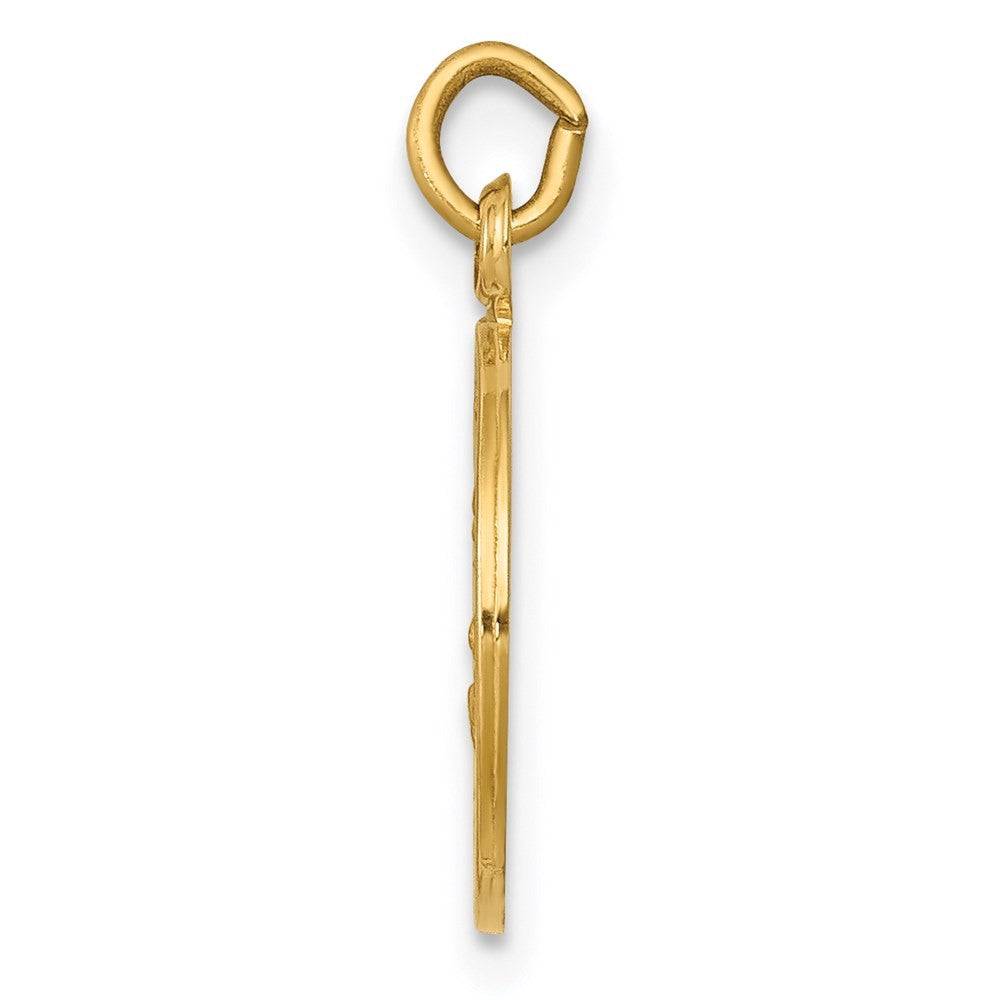 14k Yellow Gold Saint Joseph Medal Charm