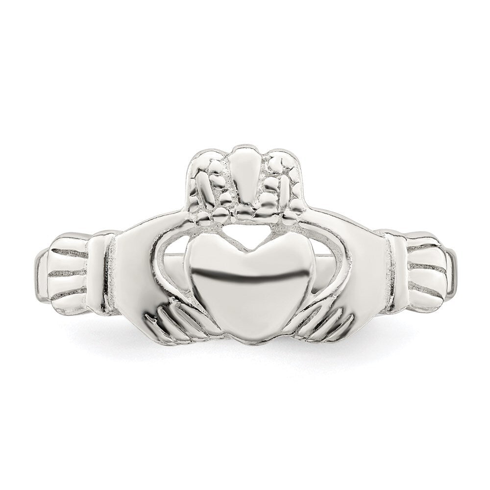 Sterling Silver Claddagh Ring Size 6