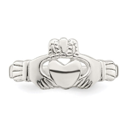 Sterling Silver Claddagh Ring Size 6