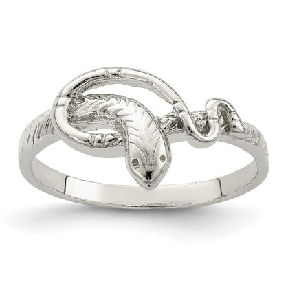 Sterling Silver Snake Ring Size 8