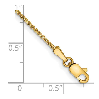 14k Yellow Gold 6 inch 1.25mm Spiga Bracelet