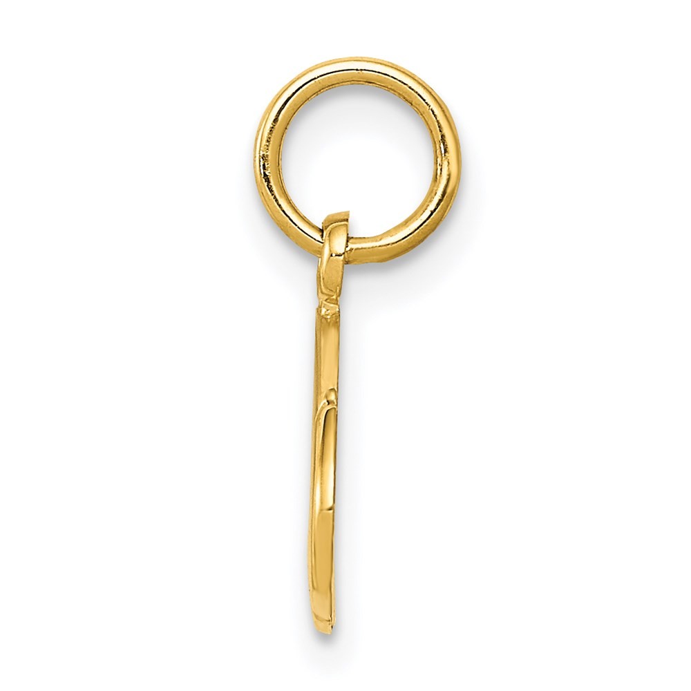 14k Yellow Gold Football Charm