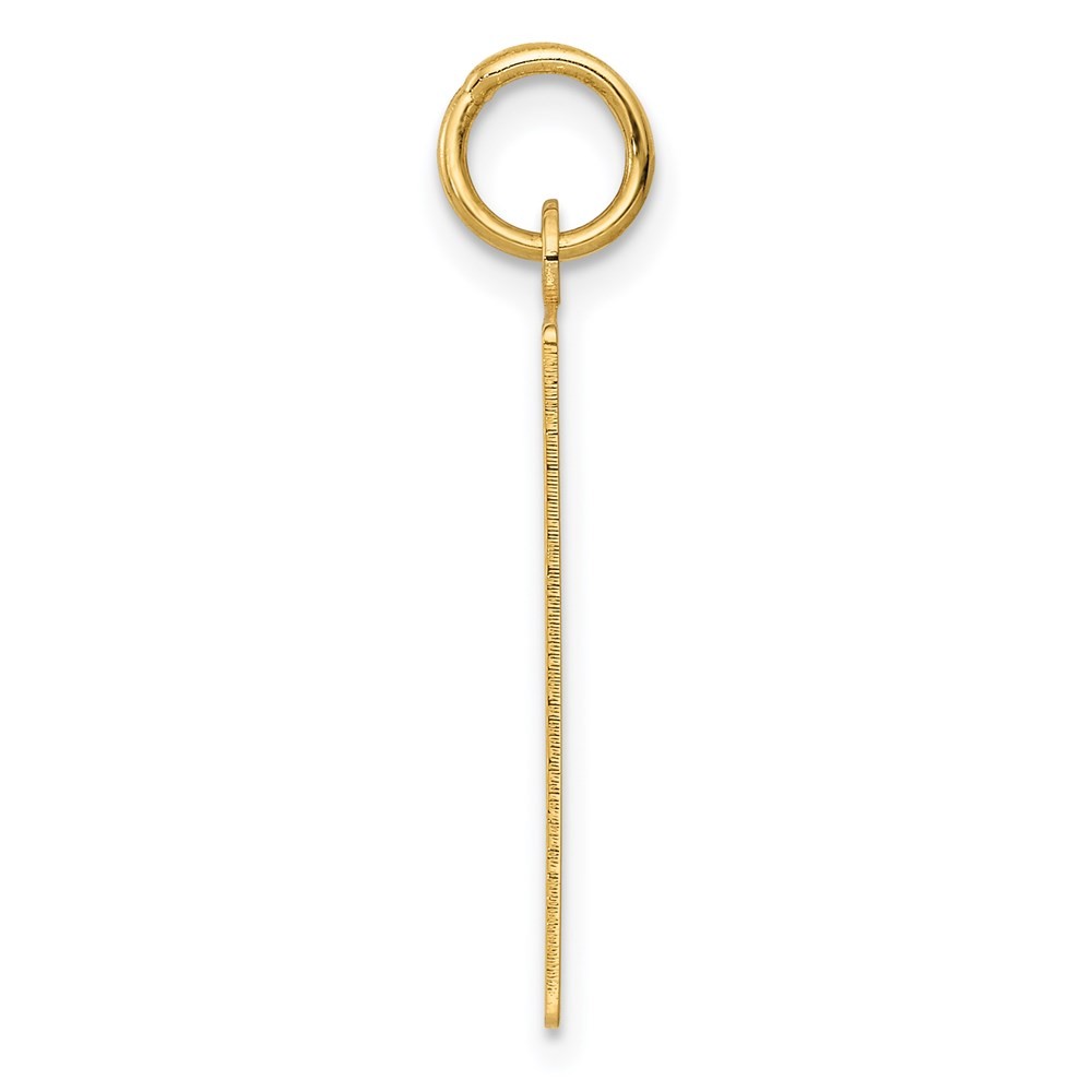 14k Yellow Gold Friday the First Day Calendar Pendant