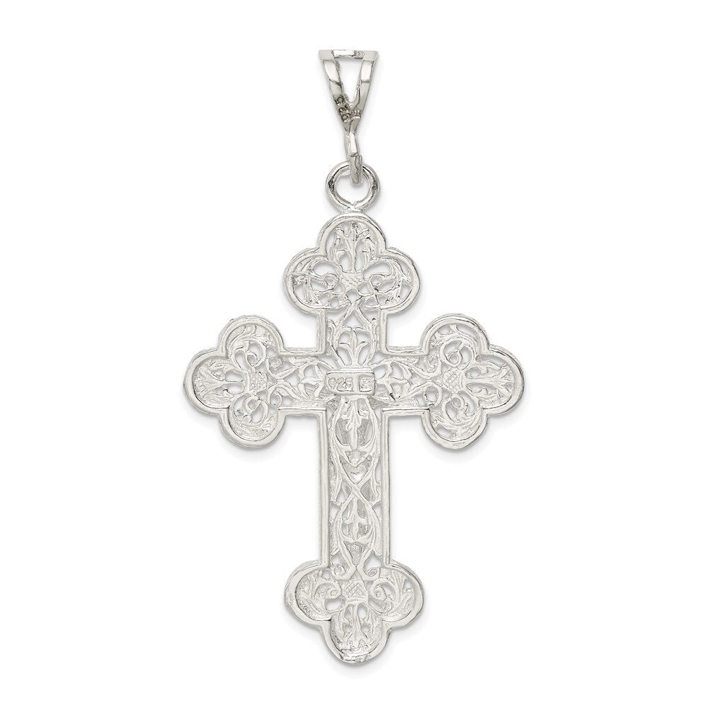 Sterling Silver Crucifix Pendant Holiday Gift for Women
