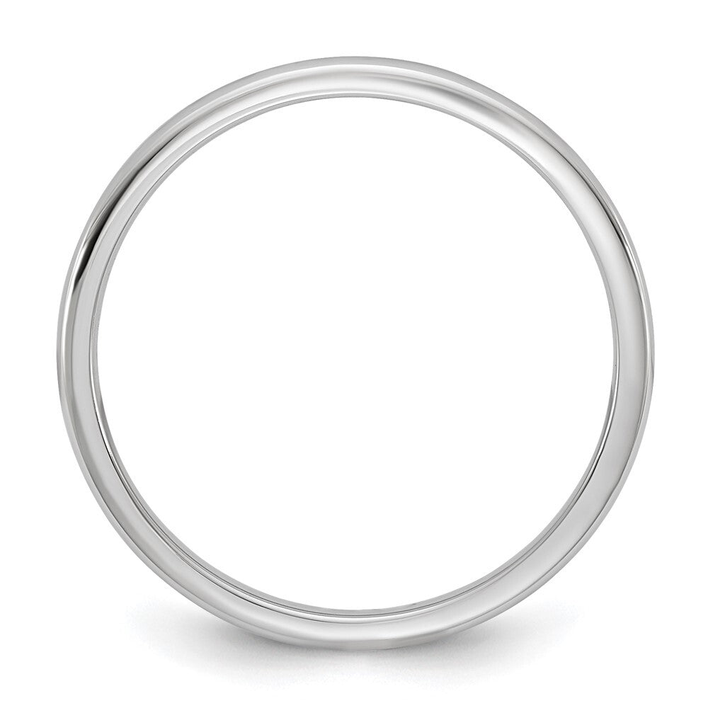 14k White Gold 1.5mm LTW Comfort Fit Band Size 6