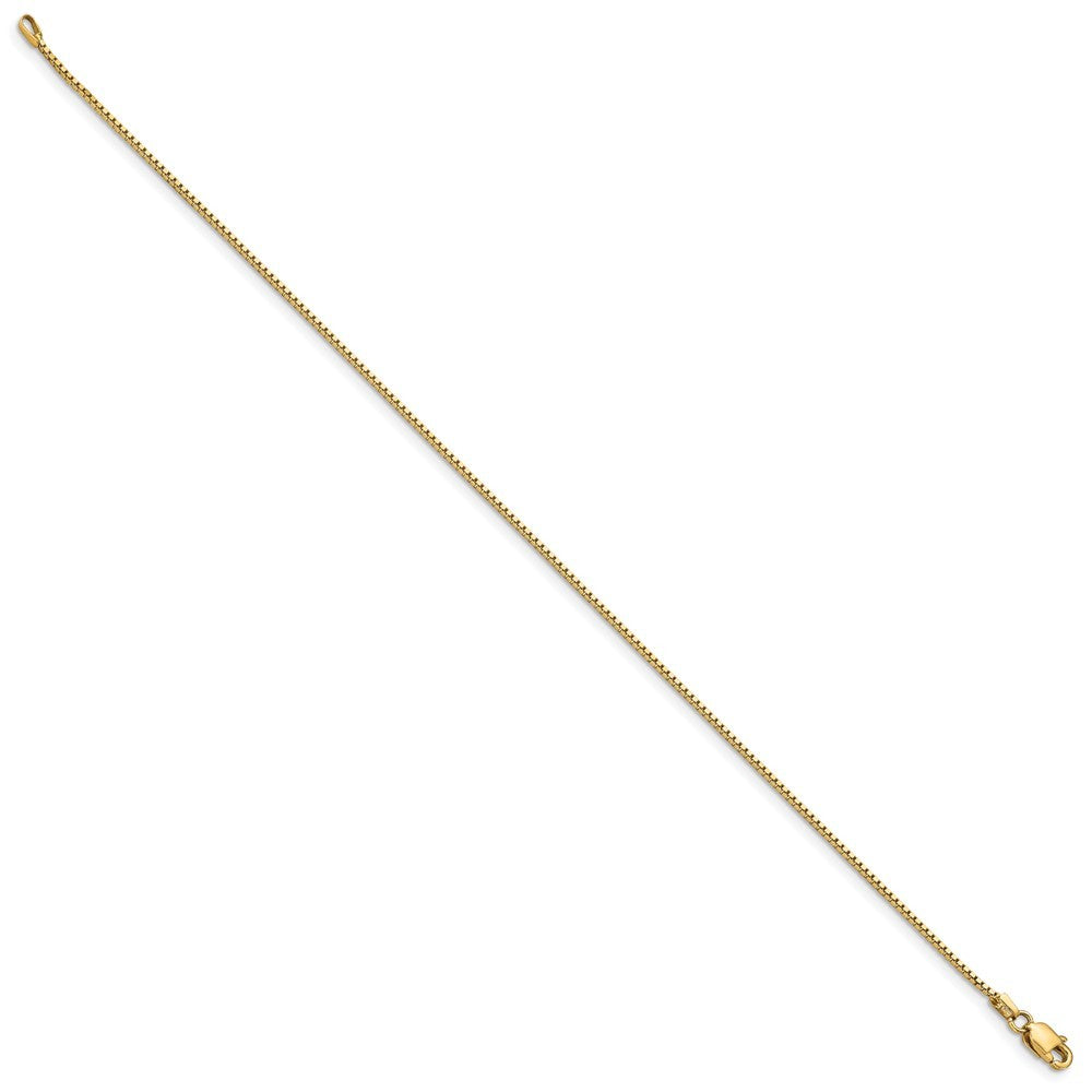 14k Yellow Gold 8 inch .95mm Box Bracelet