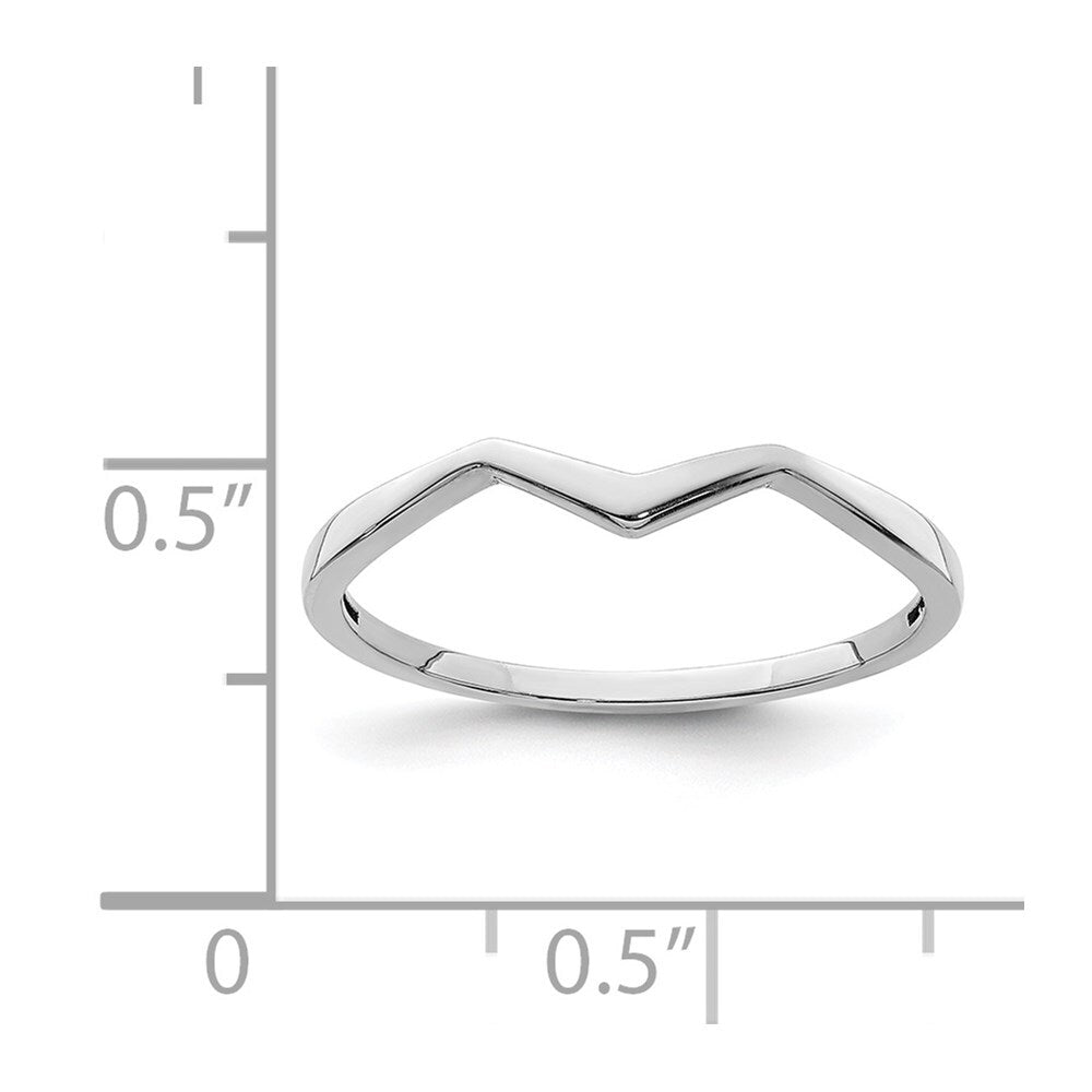 14K White Gold Ring Size 7