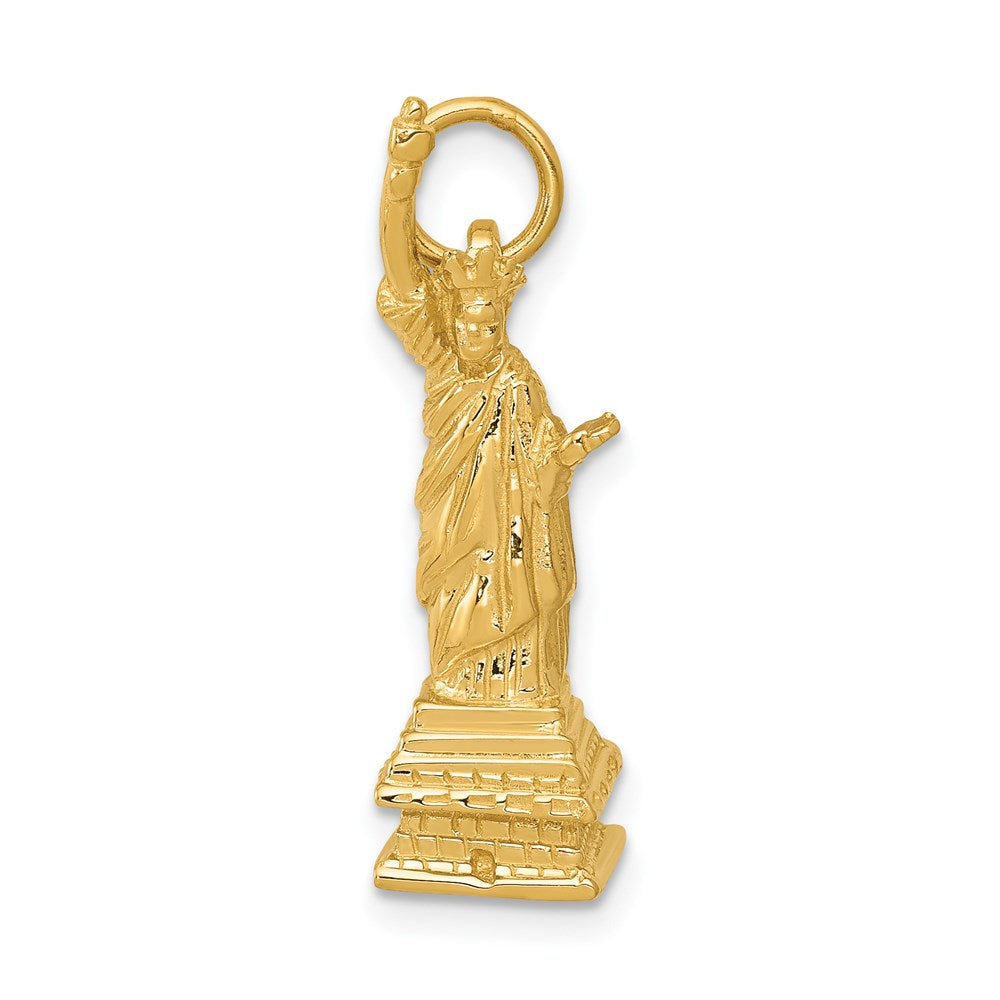 14k  3D Statue Of Liberty Charm