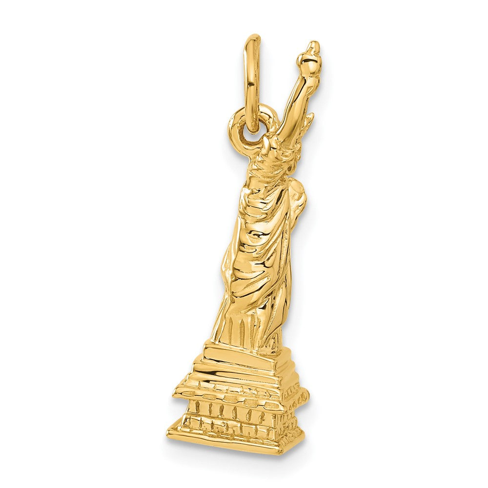 14k  3D Statue Of Liberty Charm