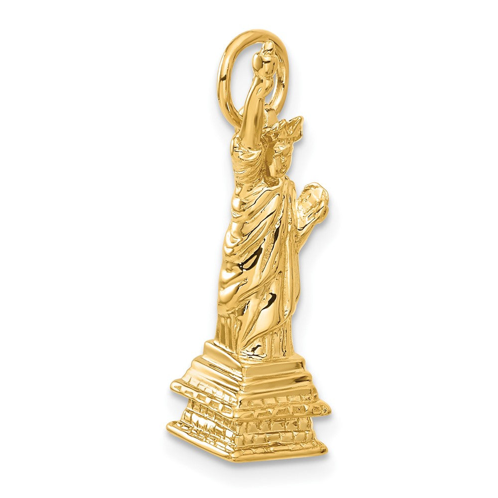 14k  3D Statue Of Liberty Charm