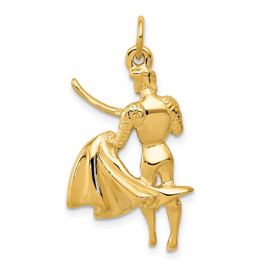 14k Matador Charm