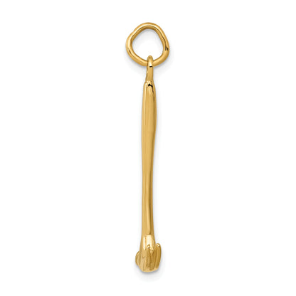 14K 3-D Hammer Charm