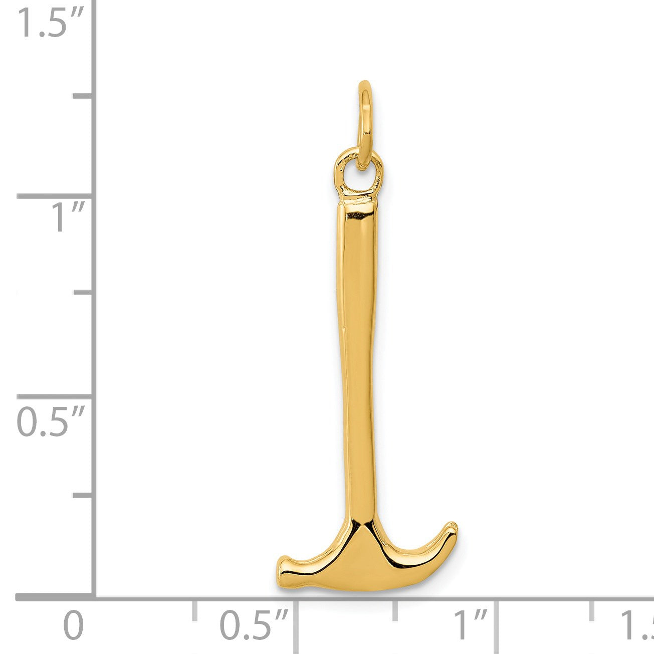 14K 3-D Hammer Charm