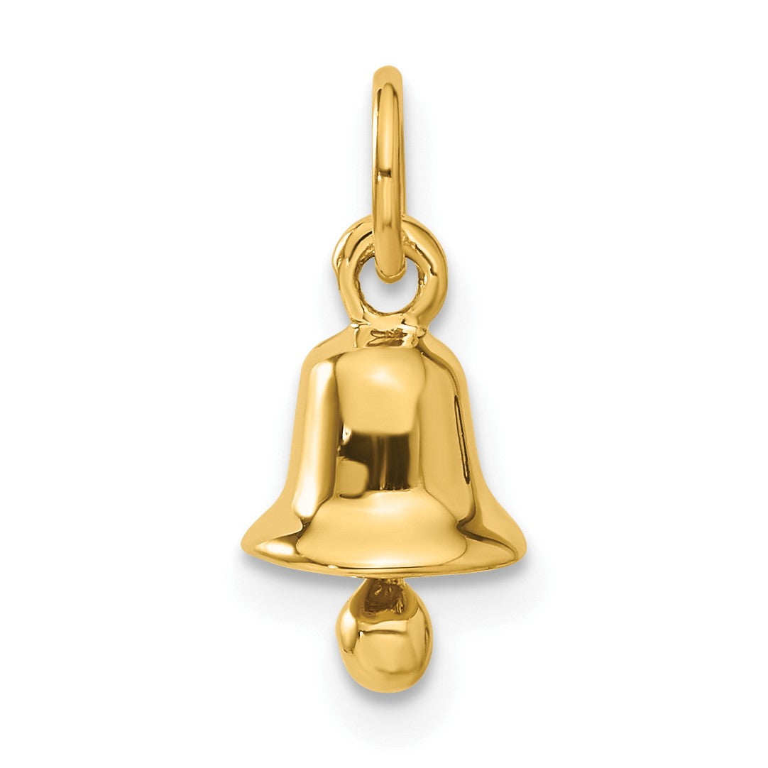 14k 3-D Wedding Bell Charm
