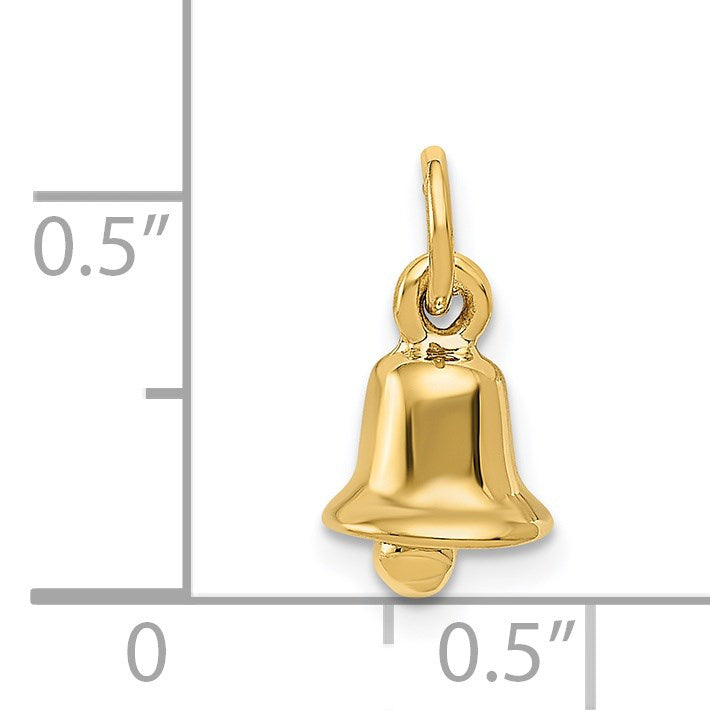 14k 3-D Wedding Bell Charm