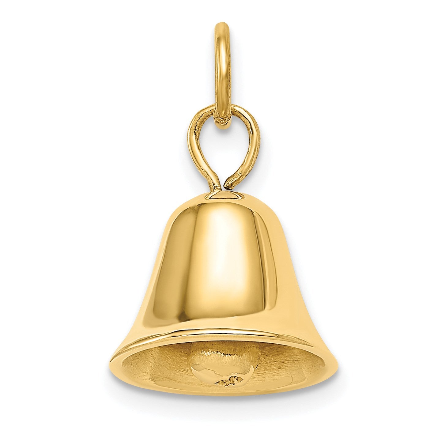 14k Moveable 3-D Wedding Bell Charm