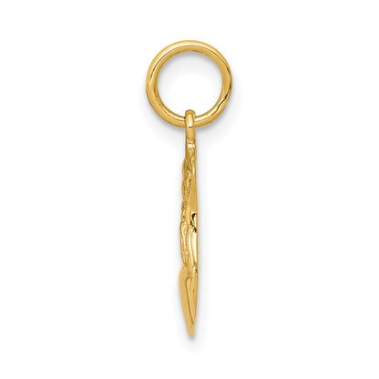 14k POLICE Badge Charm