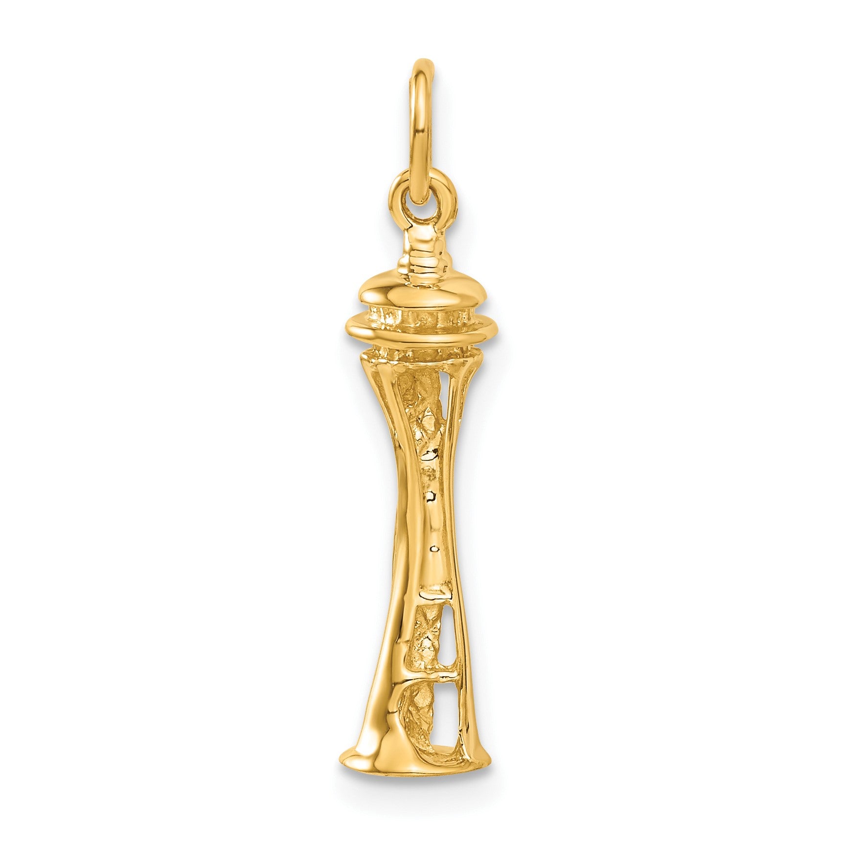 14k 3-D Seattle Space Needle Charm