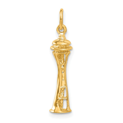 14k 3-D Seattle Space Needle Charm