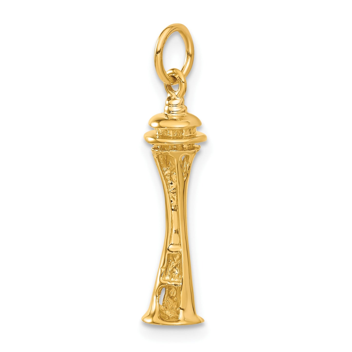 14k 3-D Seattle Space Needle Charm