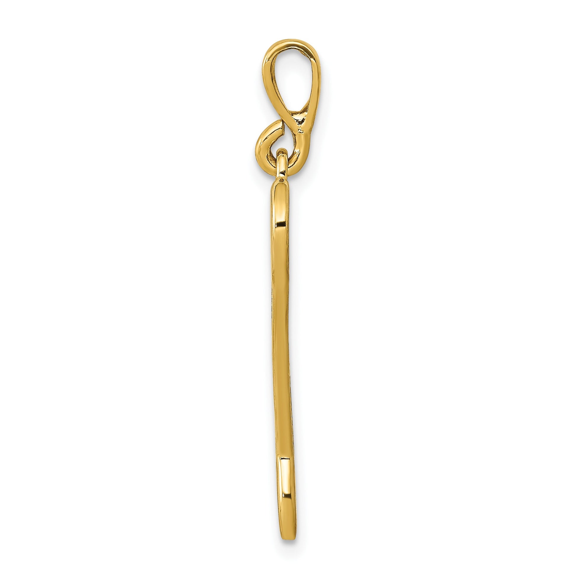 14k 3-D Wrench Charm